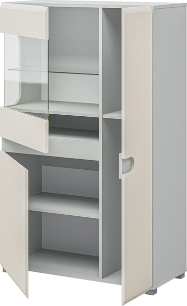 Шкаф с витриной Мебель-Неман Леонардо МН-026-03-C1