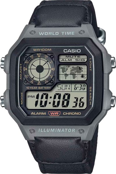 Часы наручные мужские Casio AE-1200WHUB-8A - фото