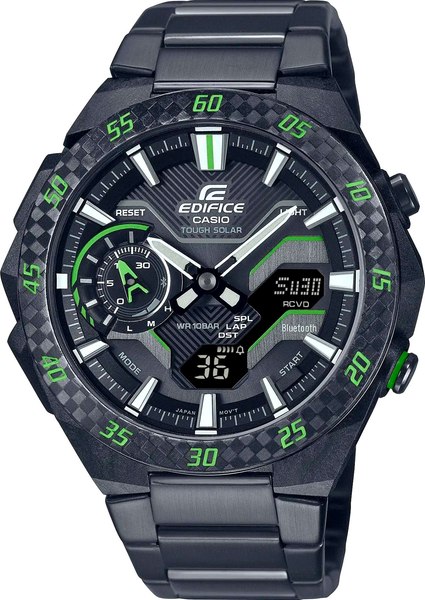 Часы наручные мужские Casio ECB-2200RC-1A3 - фото