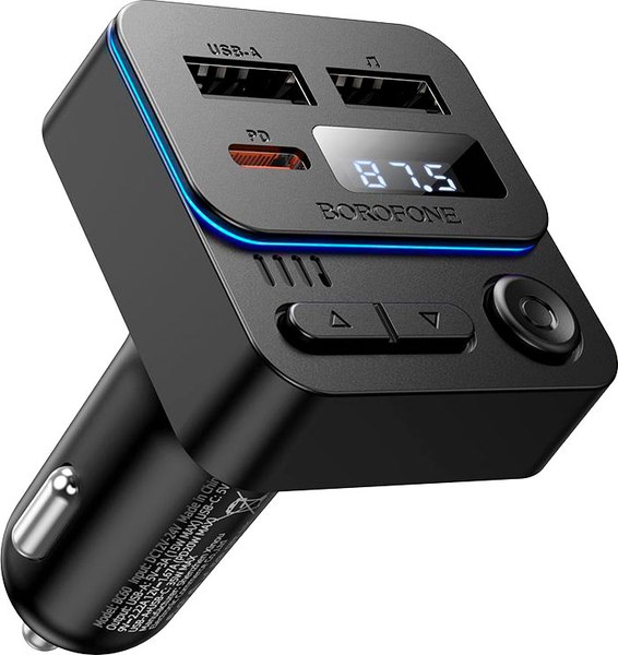 FM-модулятор Borofone BC60 + автомобильное ЗУ - фото