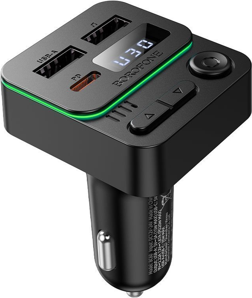 FM-модулятор Borofone BC60 + автомобильное ЗУ