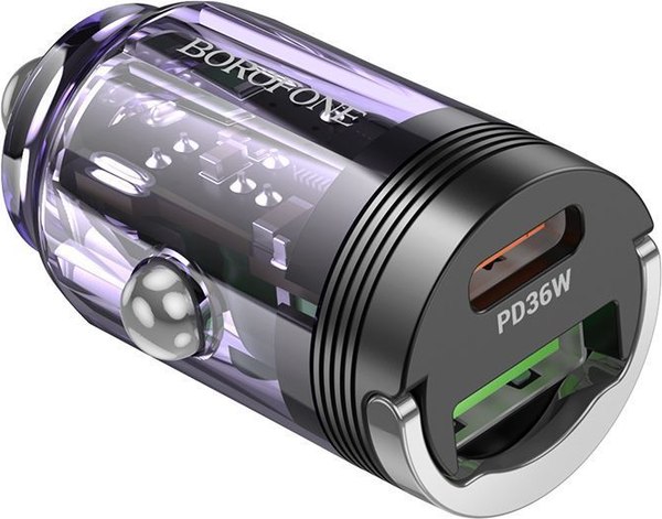 Адаптер питания автомобильный Borofone BZ29A