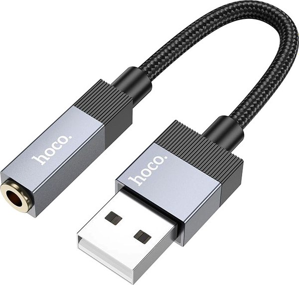 Кабель/переходник Hoco UPA32D USB на Jack 3.5 - фото