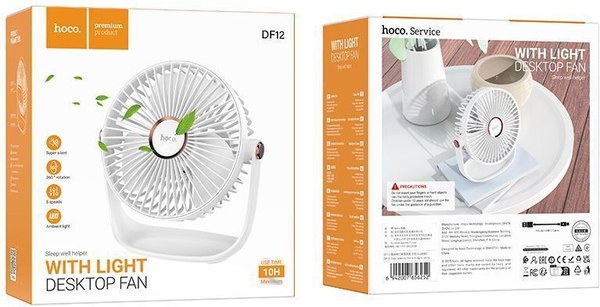 Вентилятор Hoco DF12 (белый)