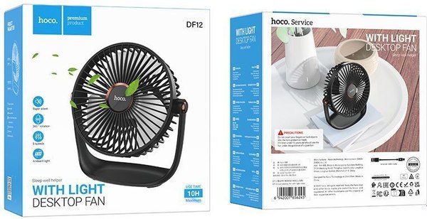 Вентилятор Hoco DF12 (черный)