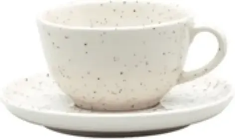 Чашка с блюдцем Oxford Flat Shape Chuvisco 136745 AO04-1C02 - фото