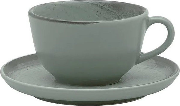 Чашка с блюдцем Oxford Flat Shape Pacifico 136497 AO04-1C07 - фото