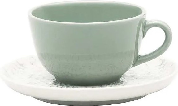 Чашка с блюдцем Oxford Flat Shape Tie-Dye 136285 AO04-1C03 - фото