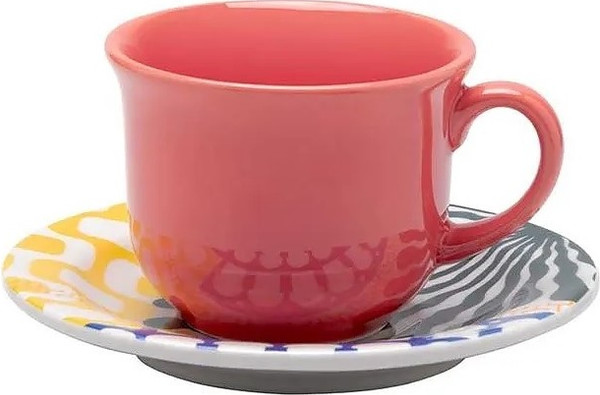 Чашка с блюдцем Oxford Floreal Salada Tropical 126967 J071-6845 - фото