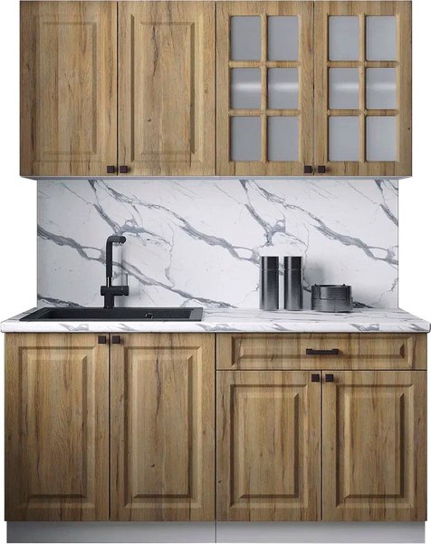 Кухонный гарнитур Интерлиния Мила Деко 1.6А - фото