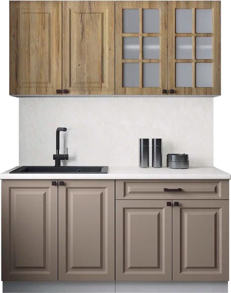 Кухонный гарнитур Интерлиния Мила Деко 1.6А - фото