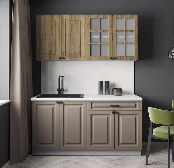 Кухонный гарнитур Интерлиния Мила Деко 1.6А