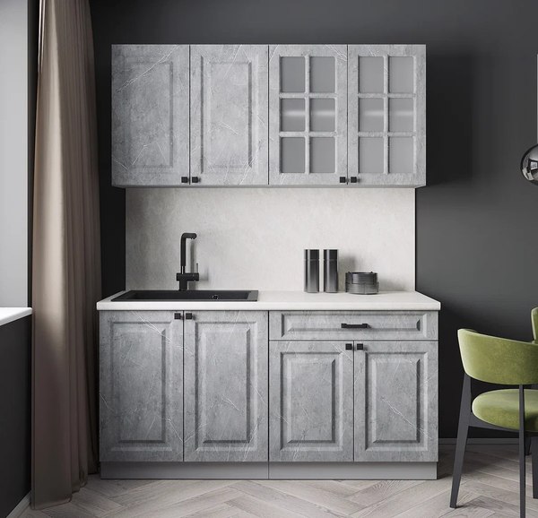 Кухонный гарнитур Интерлиния Мила Деко 1.6А