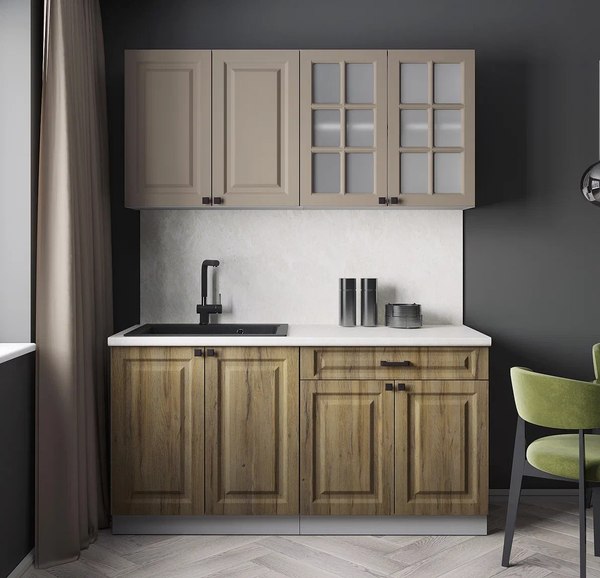 Кухонный гарнитур Интерлиния Мила Деко 1.6А