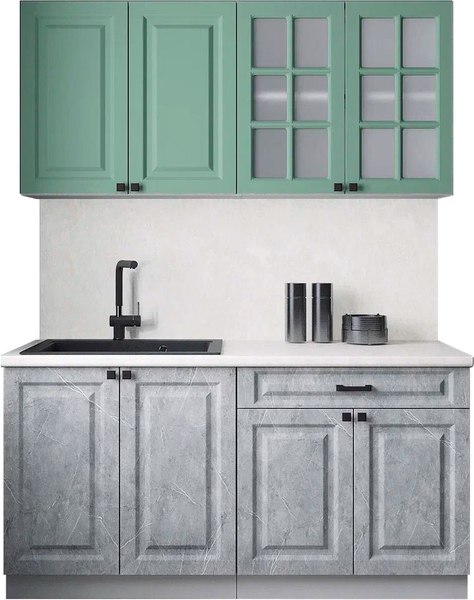 Кухонный гарнитур Интерлиния Мила Деко 1.6А - фото