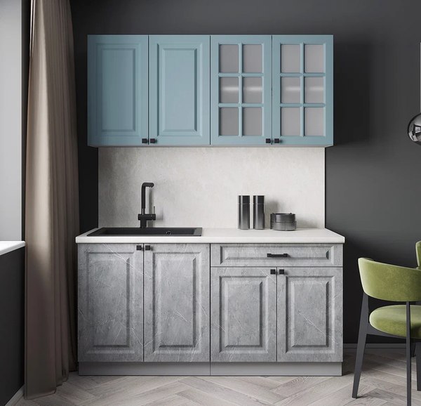 Кухонный гарнитур Интерлиния Мила Деко 1.6А