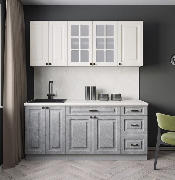 Кухонный гарнитур Интерлиния Мила Деко 1.8А