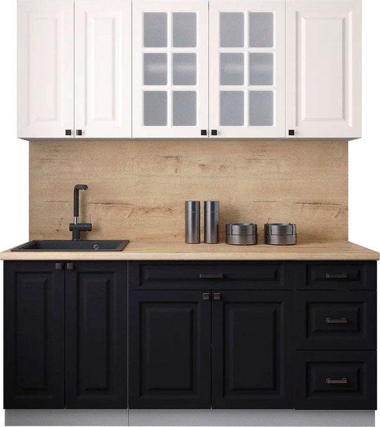 Кухонный гарнитур Интерлиния Мила Деко 1.8А - фото