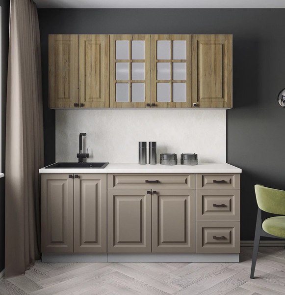 Кухонный гарнитур Интерлиния Мила Деко 1.8А