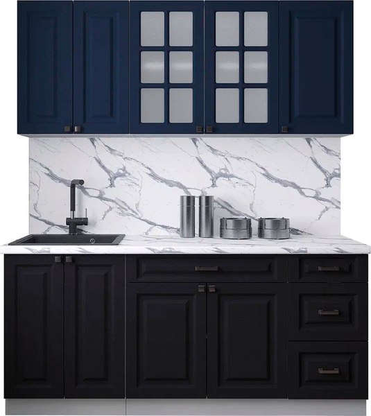 Кухонный гарнитур Интерлиния Мила Деко 1.8А - фото