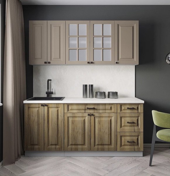 Кухонный гарнитур Интерлиния Мила Деко 1.8А