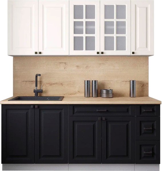 Кухонный гарнитур Интерлиния Мила Деко 1.9А - фото