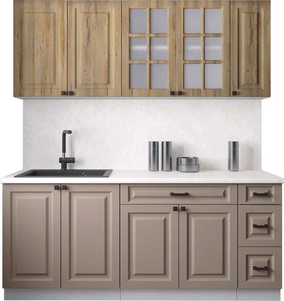 Кухонный гарнитур Интерлиния Мила Деко 1.9А - фото