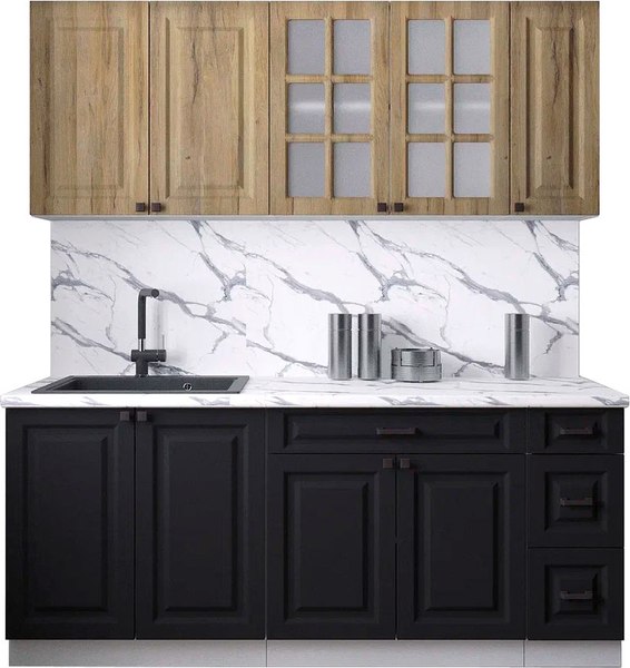 Кухонный гарнитур Интерлиния Мила Деко 1.9А - фото