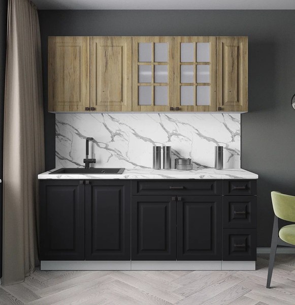 Кухонный гарнитур Интерлиния Мила Деко 1.9А