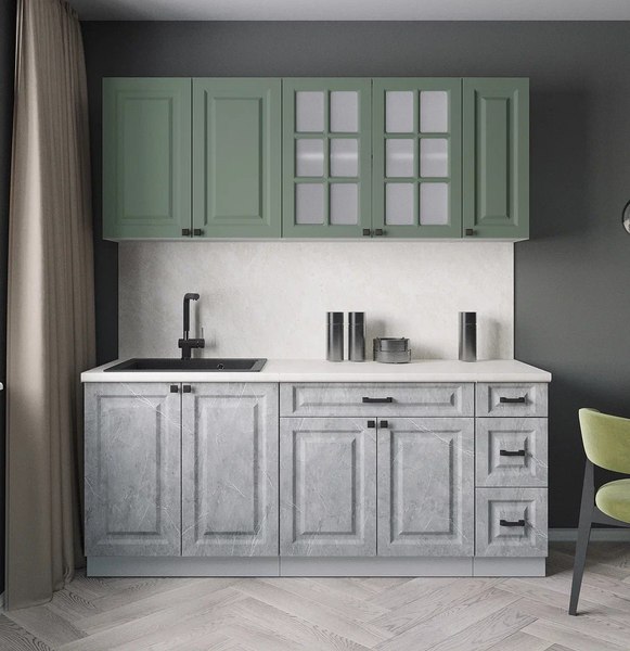 Кухонный гарнитур Интерлиния Мила Деко 1.9А