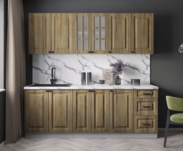 Кухонный гарнитур Интерлиния Мила Деко 2.2А