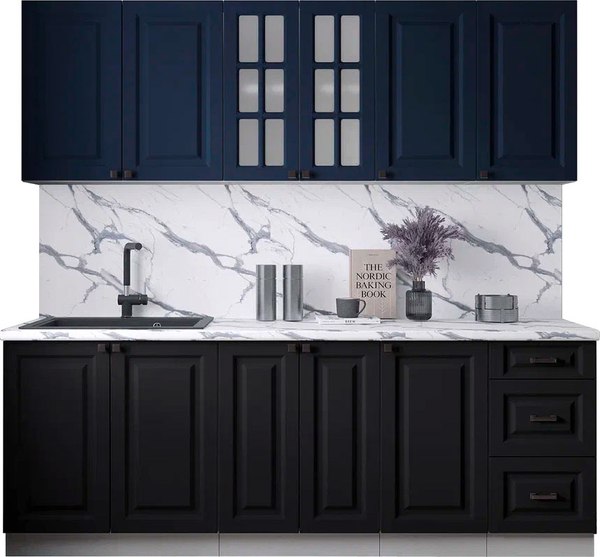 Кухонный гарнитур Интерлиния Мила Деко 2.2А - фото