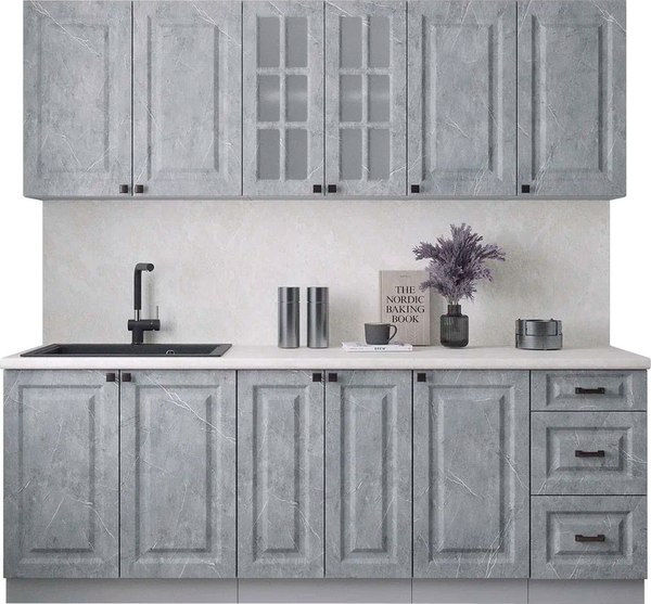 Кухонный гарнитур Интерлиния Мила Деко 2.2А - фото