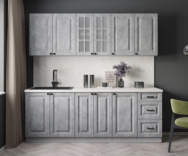 Кухонный гарнитур Интерлиния Мила Деко 2.2А