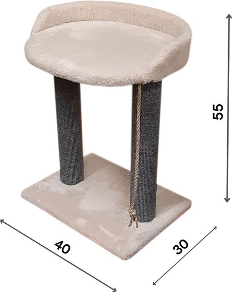 Лежанка-когтеточка Cat House С овальной полкой Лайт 0.55