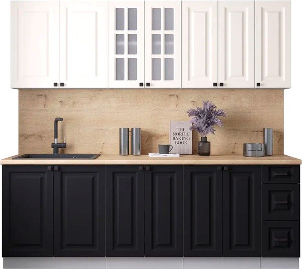 Кухонный гарнитур Интерлиния Мила Деко 2.3А - фото