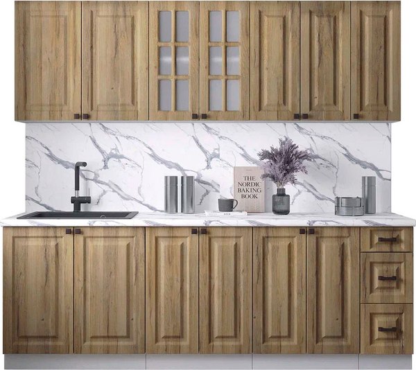 Кухонный гарнитур Интерлиния Мила Деко 2.3А - фото