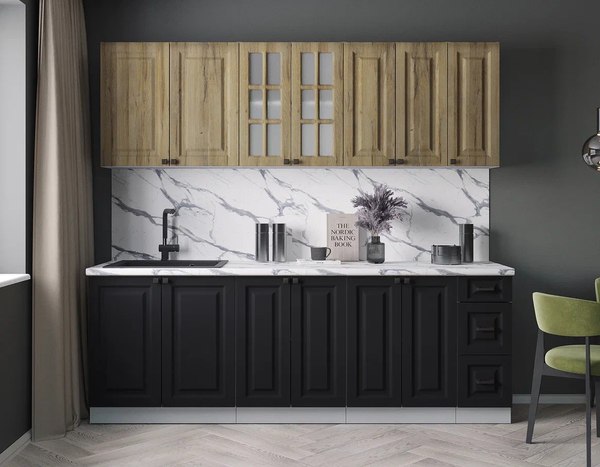 Кухонный гарнитур Интерлиния Мила Деко 2.3А