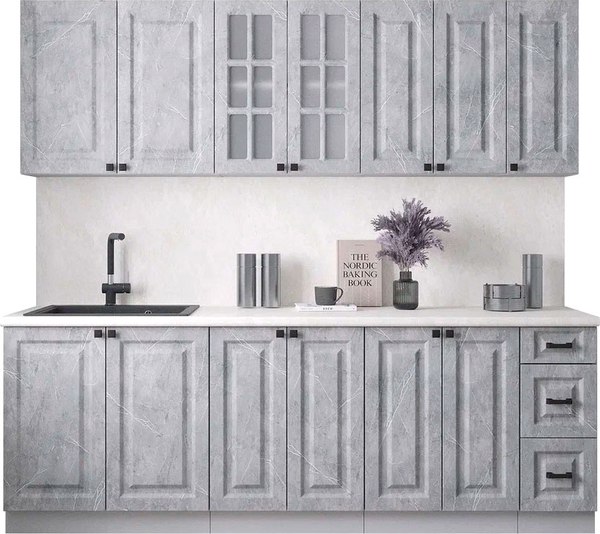 Кухонный гарнитур Интерлиния Мила Деко 2.3А - фото