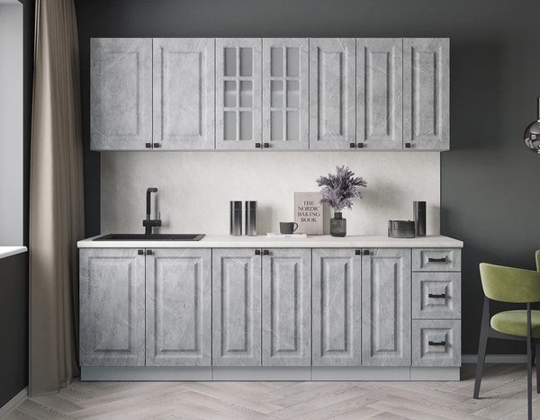 Кухонный гарнитур Интерлиния Мила Деко 2.3А