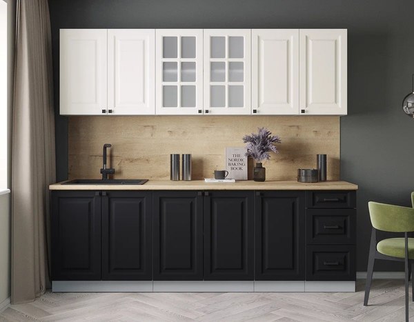 Кухонный гарнитур Интерлиния Мила Деко 2.4А