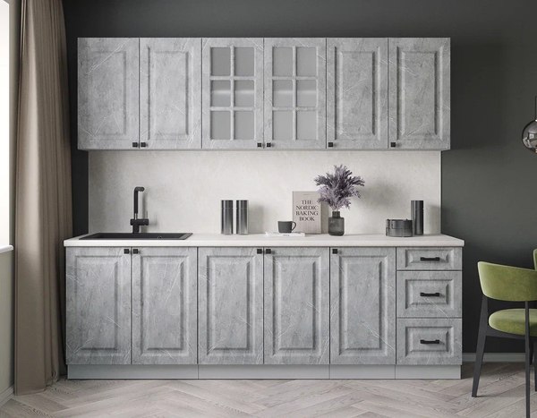 Кухонный гарнитур Интерлиния Мила Деко 2.4А