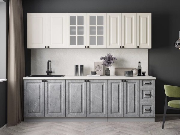 Кухонный гарнитур Интерлиния Мила Деко 2.5А