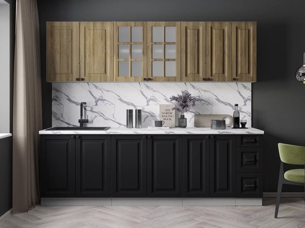 Кухонный гарнитур Интерлиния Мила Деко 2.5А