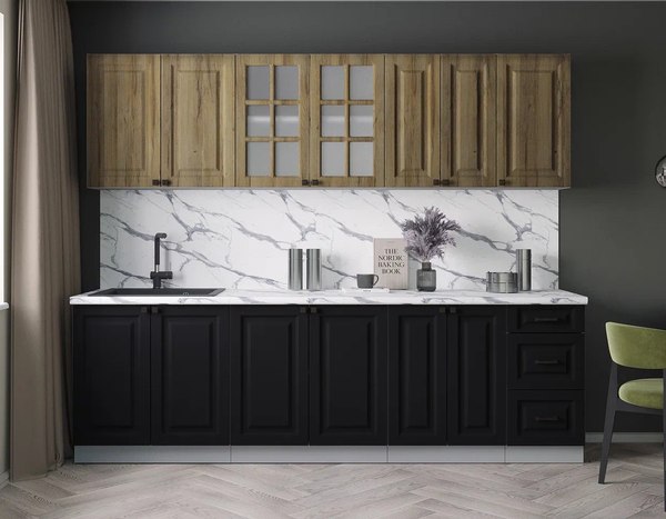 Кухонный гарнитур Интерлиния Мила Деко 2.6А