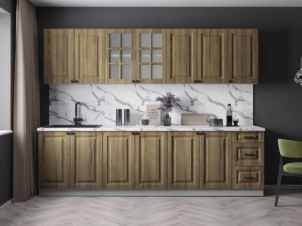 Кухонный гарнитур Интерлиния Мила Деко 2.8А