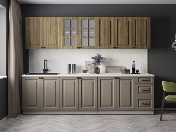 Кухонный гарнитур Интерлиния Мила Деко 2.8А