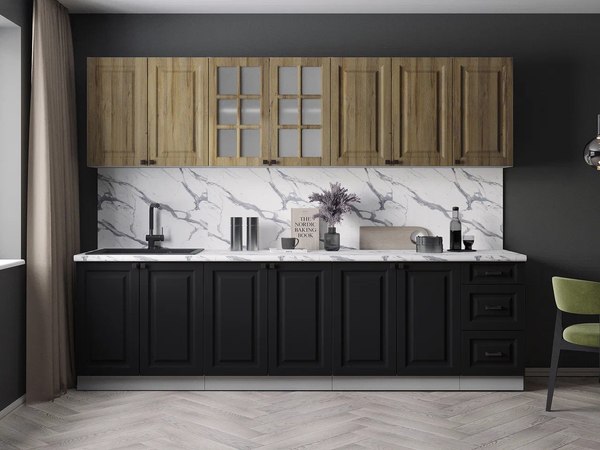 Кухонный гарнитур Интерлиния Мила Деко 2.8А