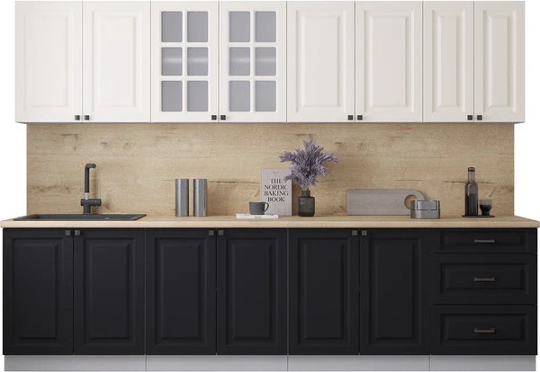 Кухонный гарнитур Интерлиния Мила Деко 3.0А - фото