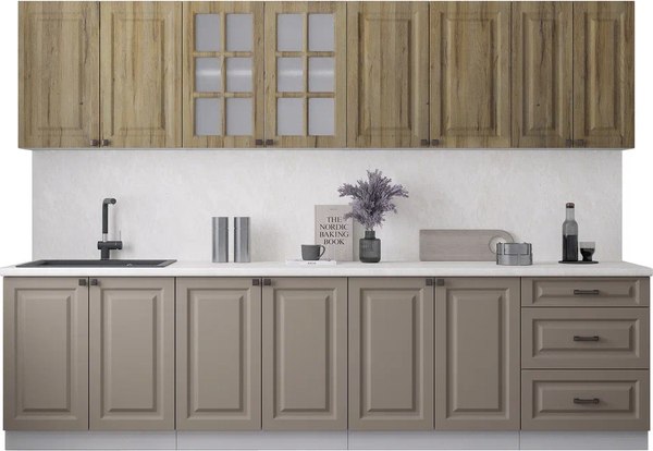 Кухонный гарнитур Интерлиния Мила Деко 3.0А - фото